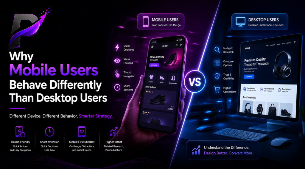 Why Mobile Users Behave Differently Than Desktop Users Why Mobile Users Behave Differently Than Desktop Users